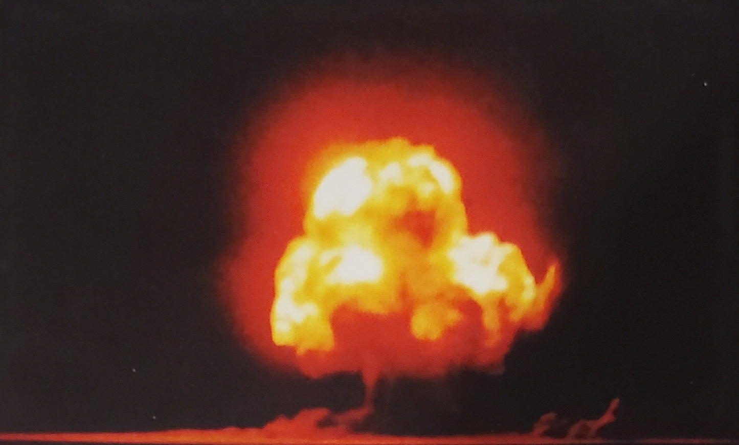 Mushroom Cloud Color Photograph