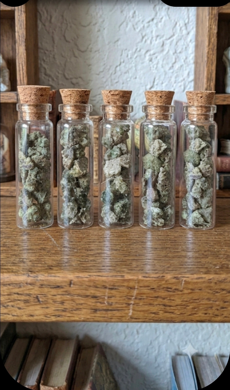 Trinitite in 1"glass vial