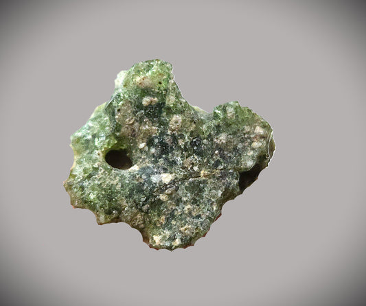 Bright Glassy Green 1.95g Trinitite in Leather Display Case