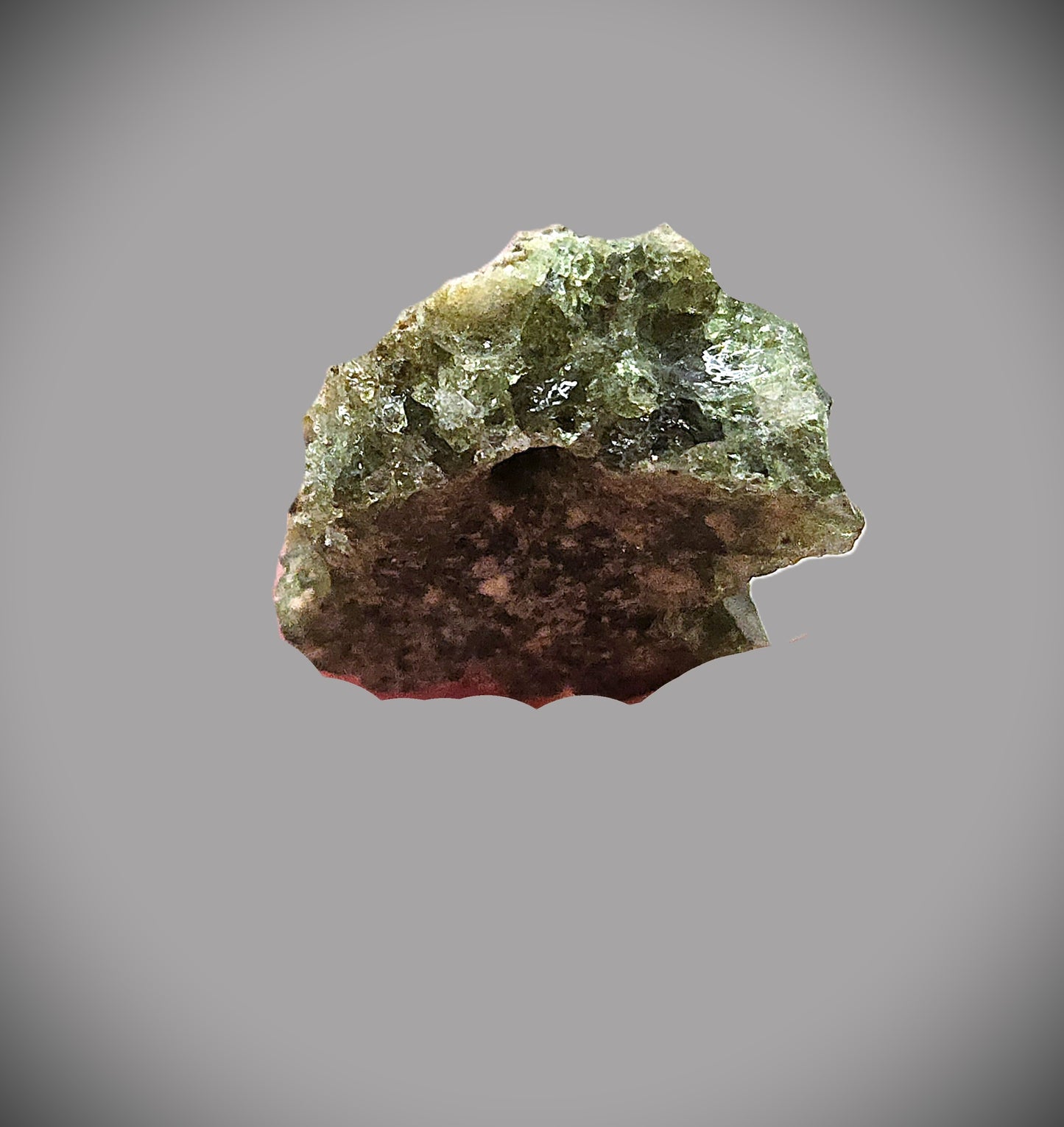 Bright Glassy Green 1.95g Trinitite in Leather Display Case