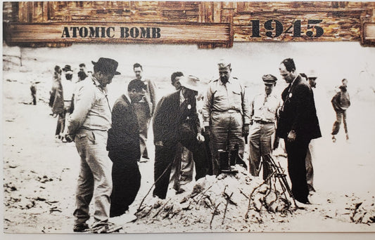 Ground Zero Photograph w/Oppenheimer & Military