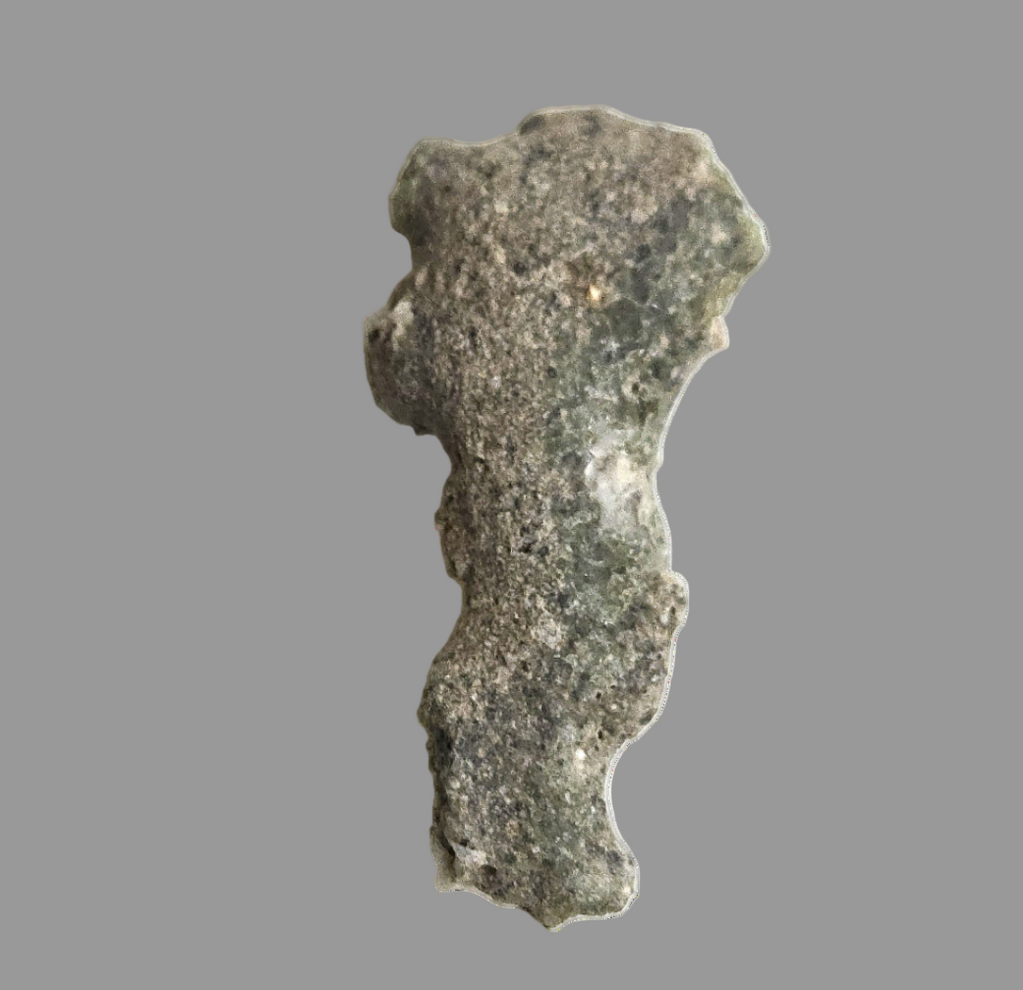 A regular piece of Trinitite, the only man made mineral in the world created by the detonation of the first atomic bomb. This government program is known as The Manhattan Project. Oppenheimer led the way during WWII in the race of an atomic bomb, detonated on July 16, 1945 in Alamogordo, New Mexico