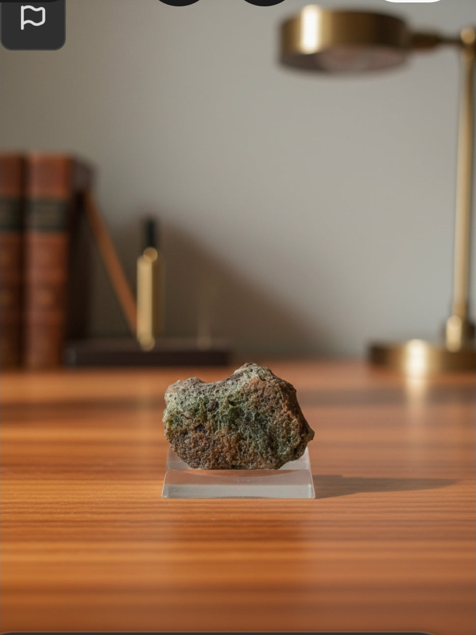 3.0g Trinitite - Glassy Green with Terracotta Color