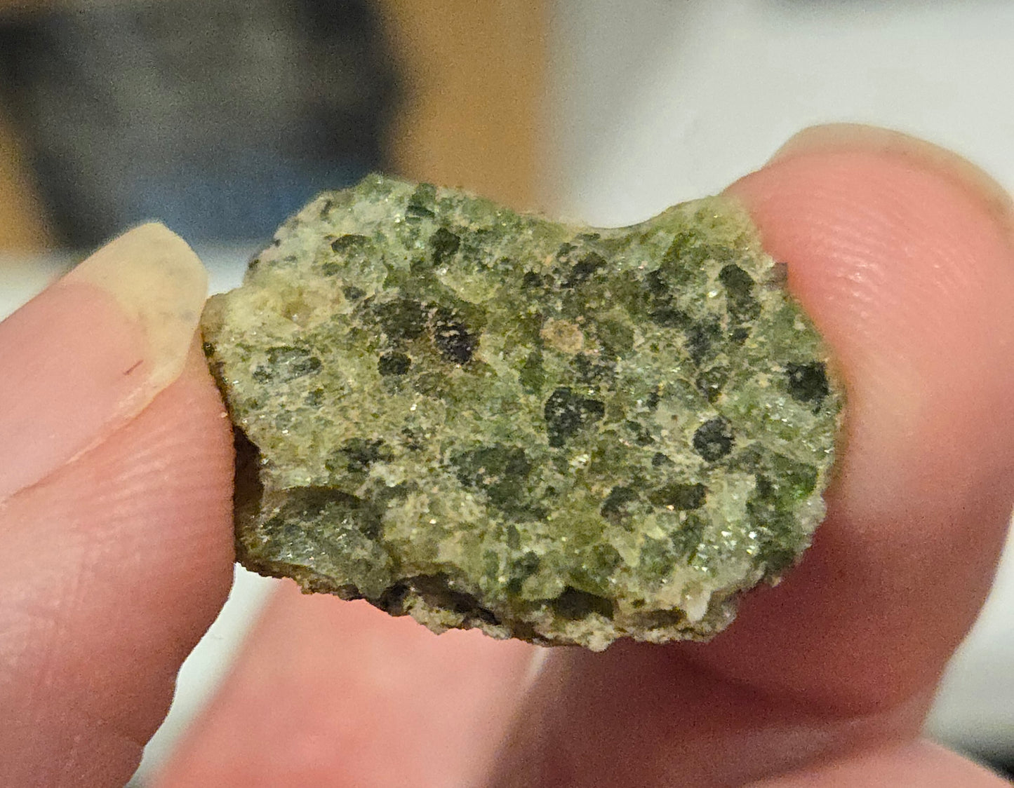 2.96g Glassy Green & Black Trinitite with Commerative Stamp Sheet (Copy)