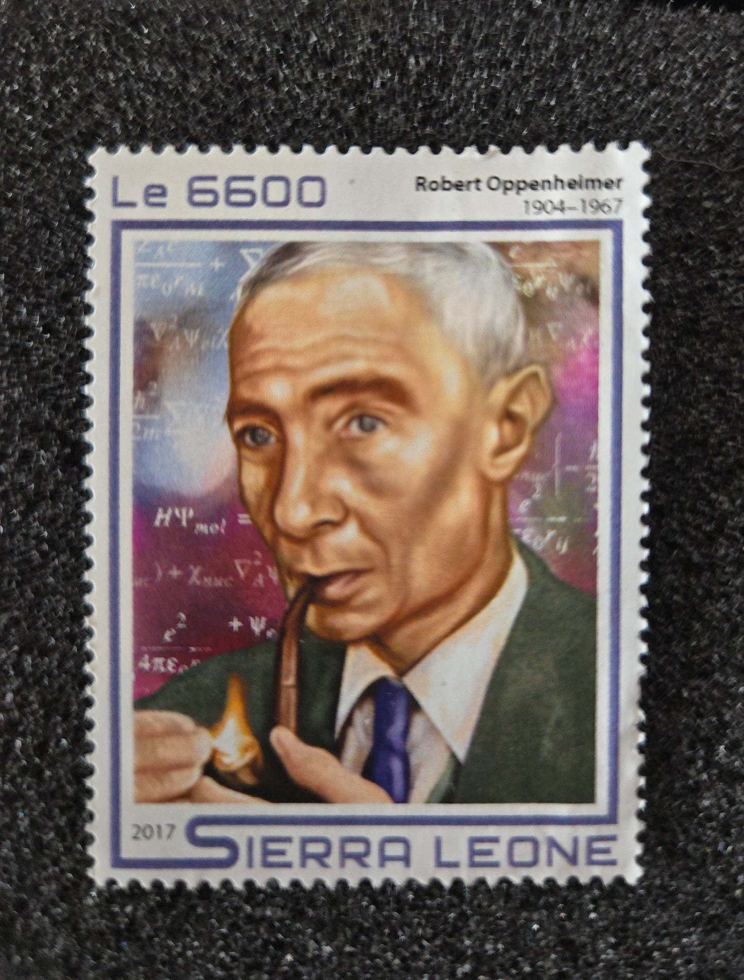Trinitite & Rare Collector Stamp
