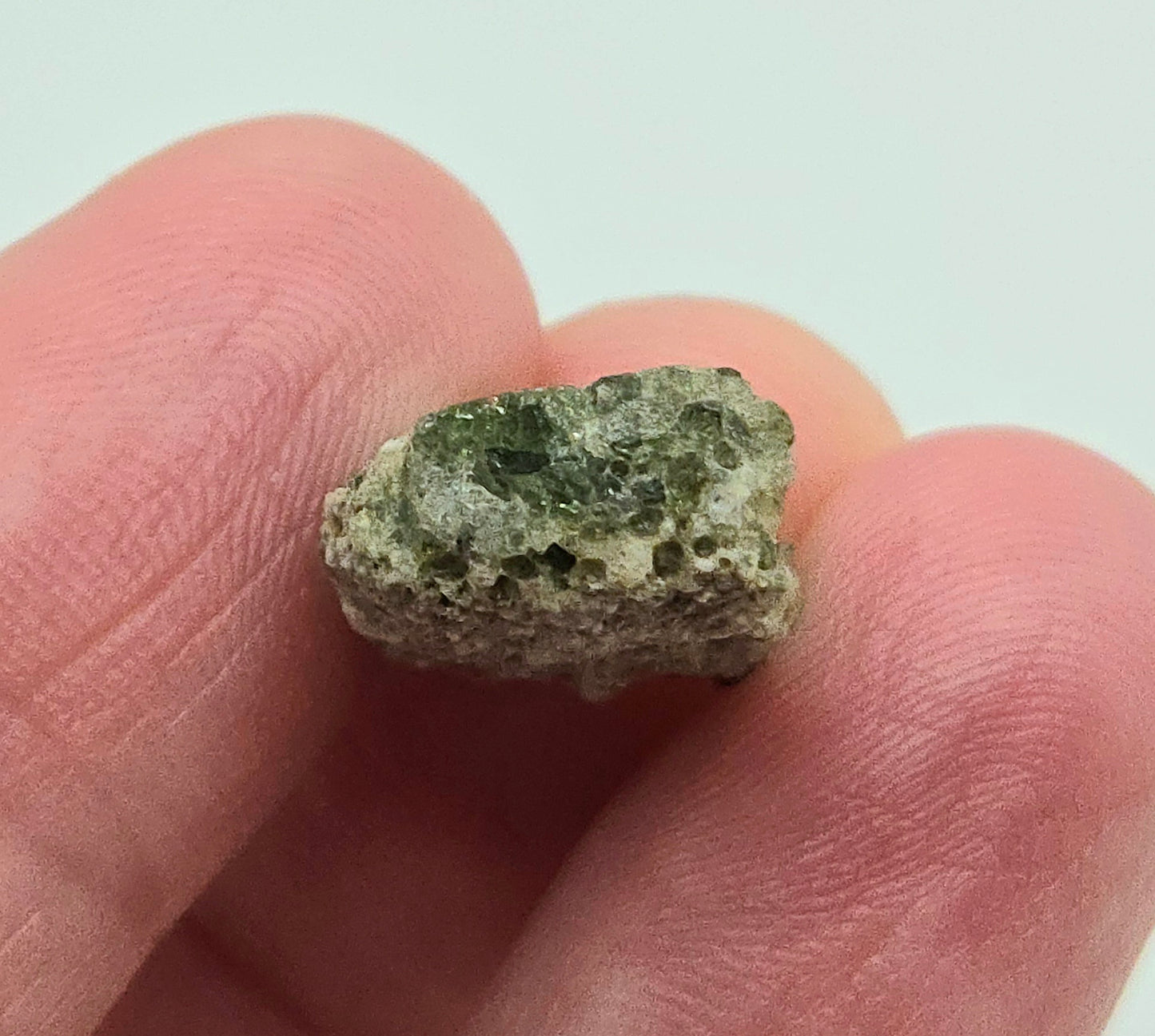 Trinitite- 1.5g Glassy Green/Commerative Stamp