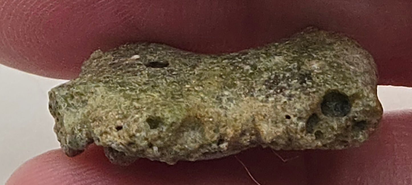 2.5g Trinitite Black Inclusions Circular Mat Case