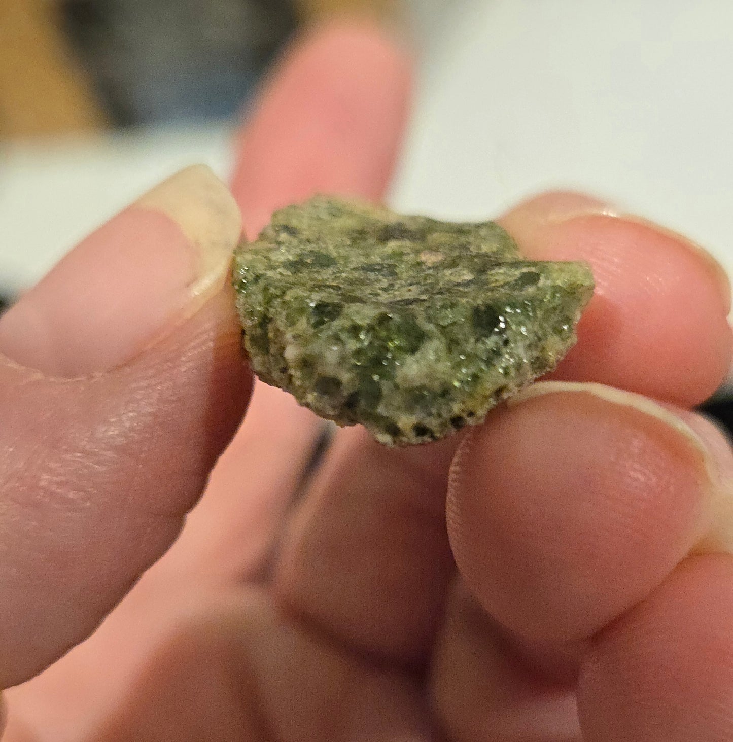 2.96g Glassy Green & Black Trinitite with Commerative Stamp Sheet (Copy)