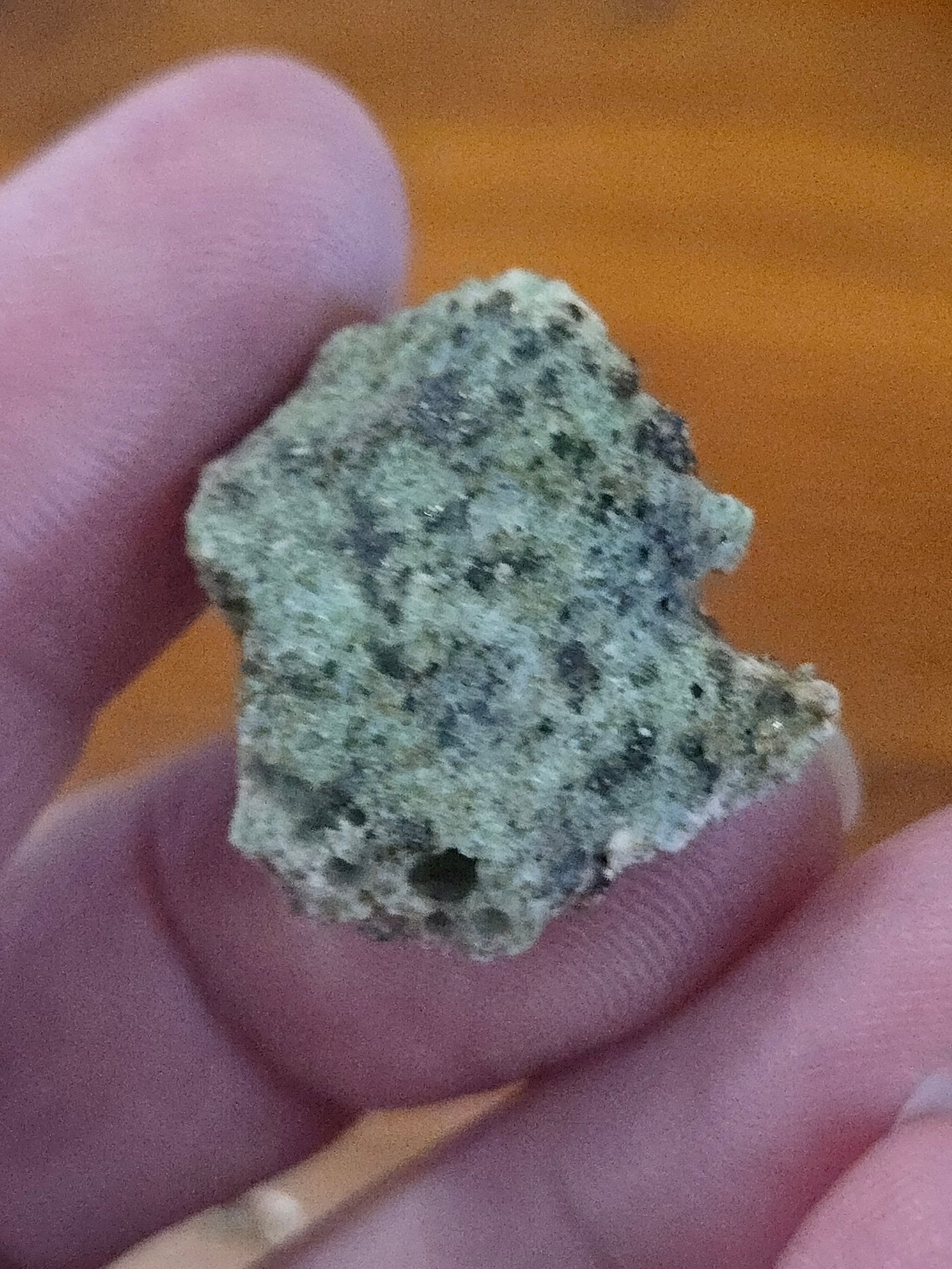 Commerative Stamp Shadow Box with three types of Trinitite