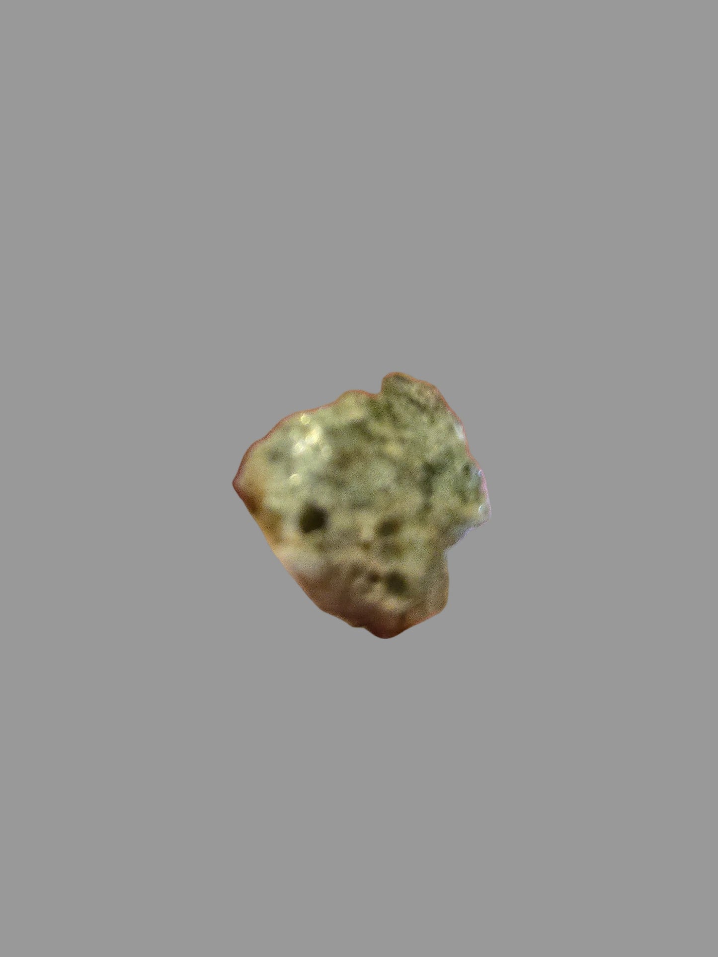 Trinitite with Trinity Token in Case