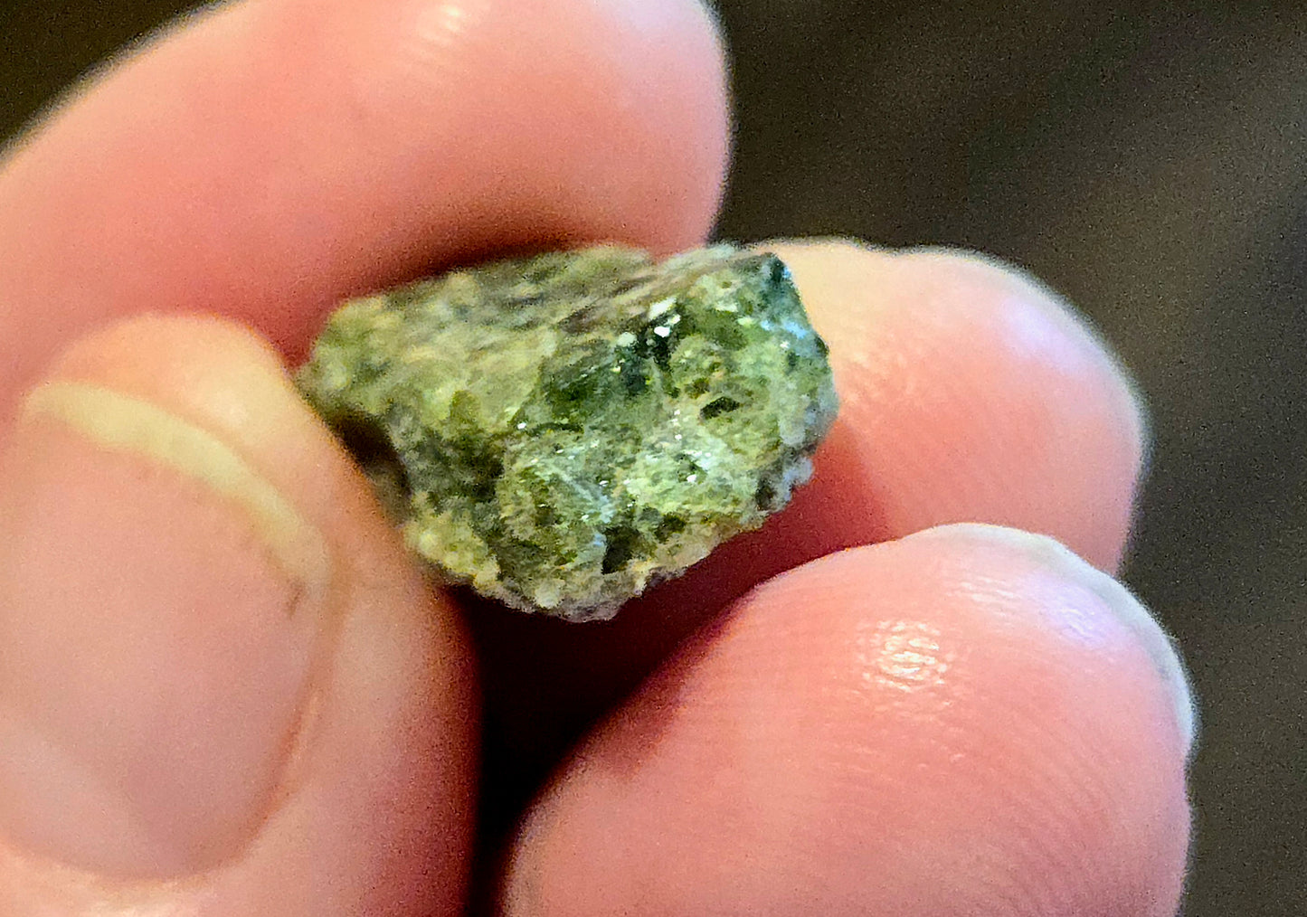 Trinitite- 1.5g Glassy Green/Commerative Stamp