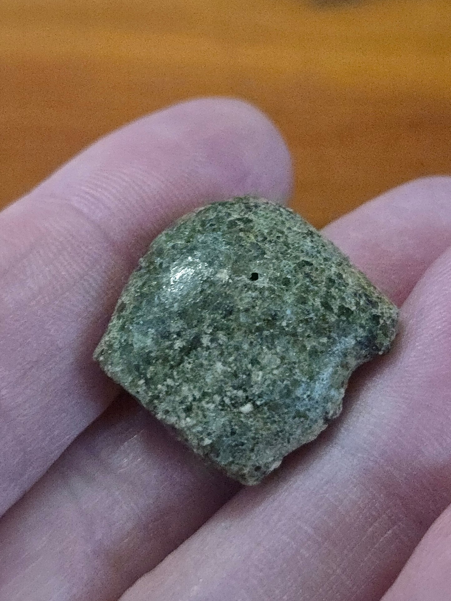 Commerative Stamp Shadow Box with three types of Trinitite