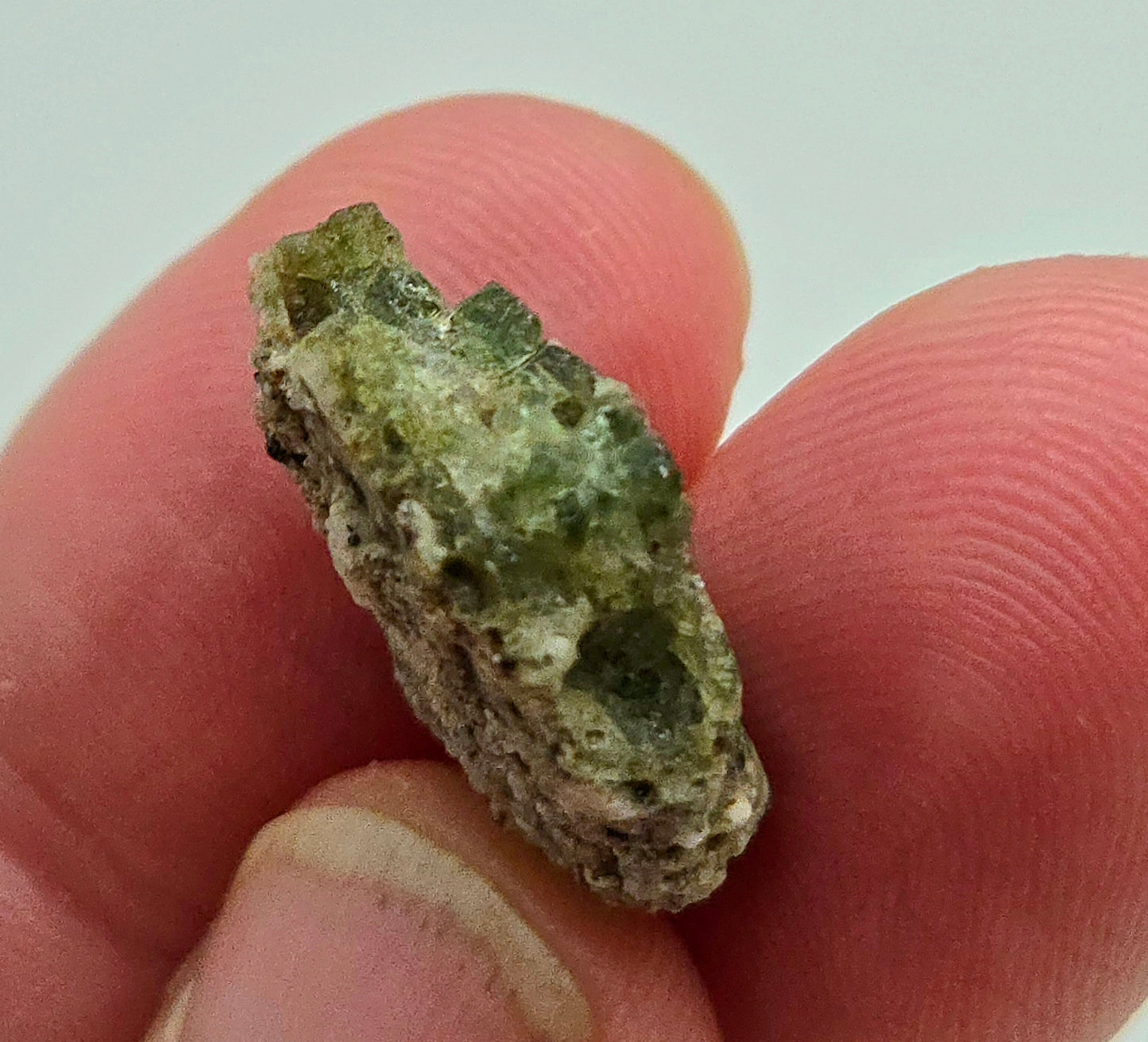 Trinitite- 1.5g Glassy Green/Commerative Stamp